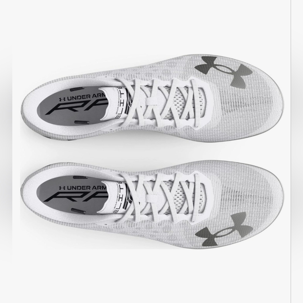 NWT Under Armour Shakedown Elite Breeze White Track MEN’S 8 WMN’S 9.5 - Picture 4 of 10